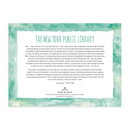 The New York Public Library: 1,000-Piece Puzzle