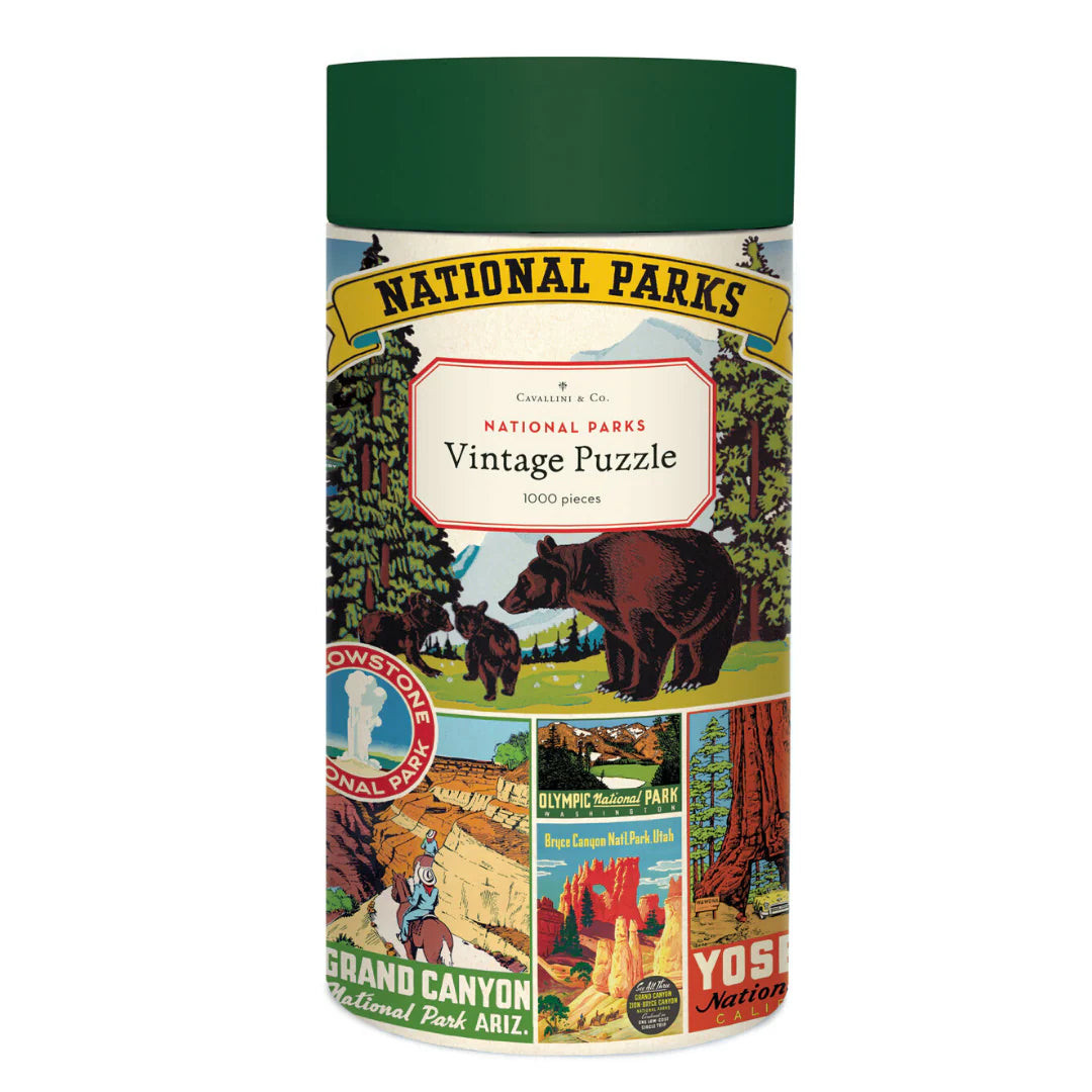 National Parks Vintage Posters: 1,000-Piece Puzzle