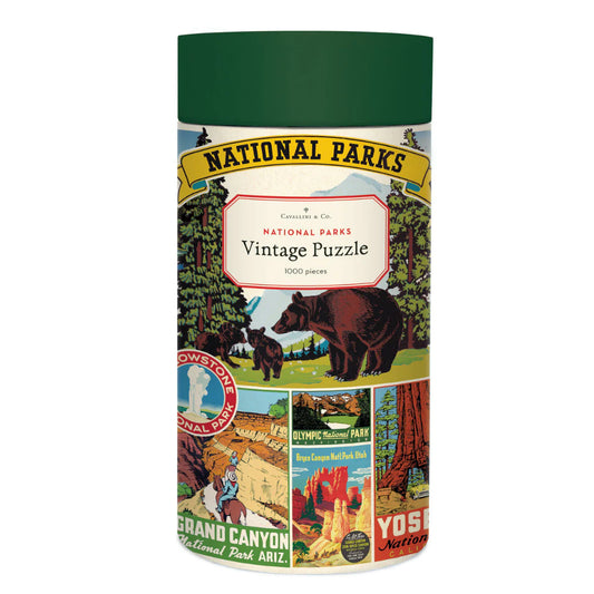 National Parks Vintage Posters: 1,000-Piece Puzzle