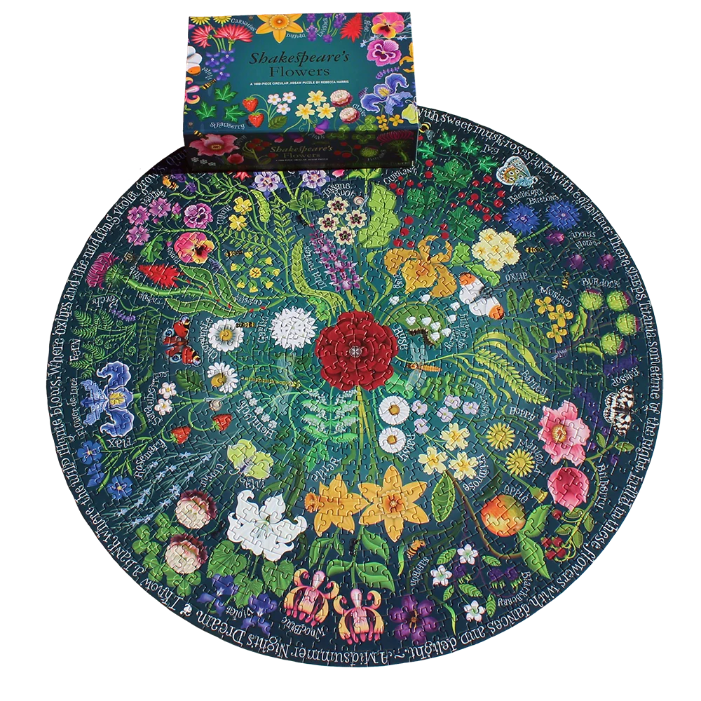 Shakespeare’s Flowers: 1,000-Piece Puzzle
