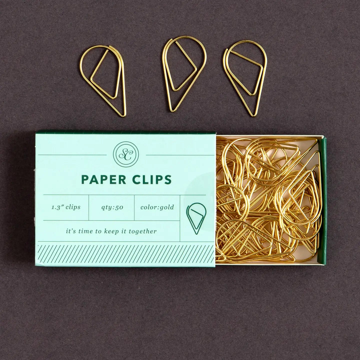 Stylish Gold Paperclips