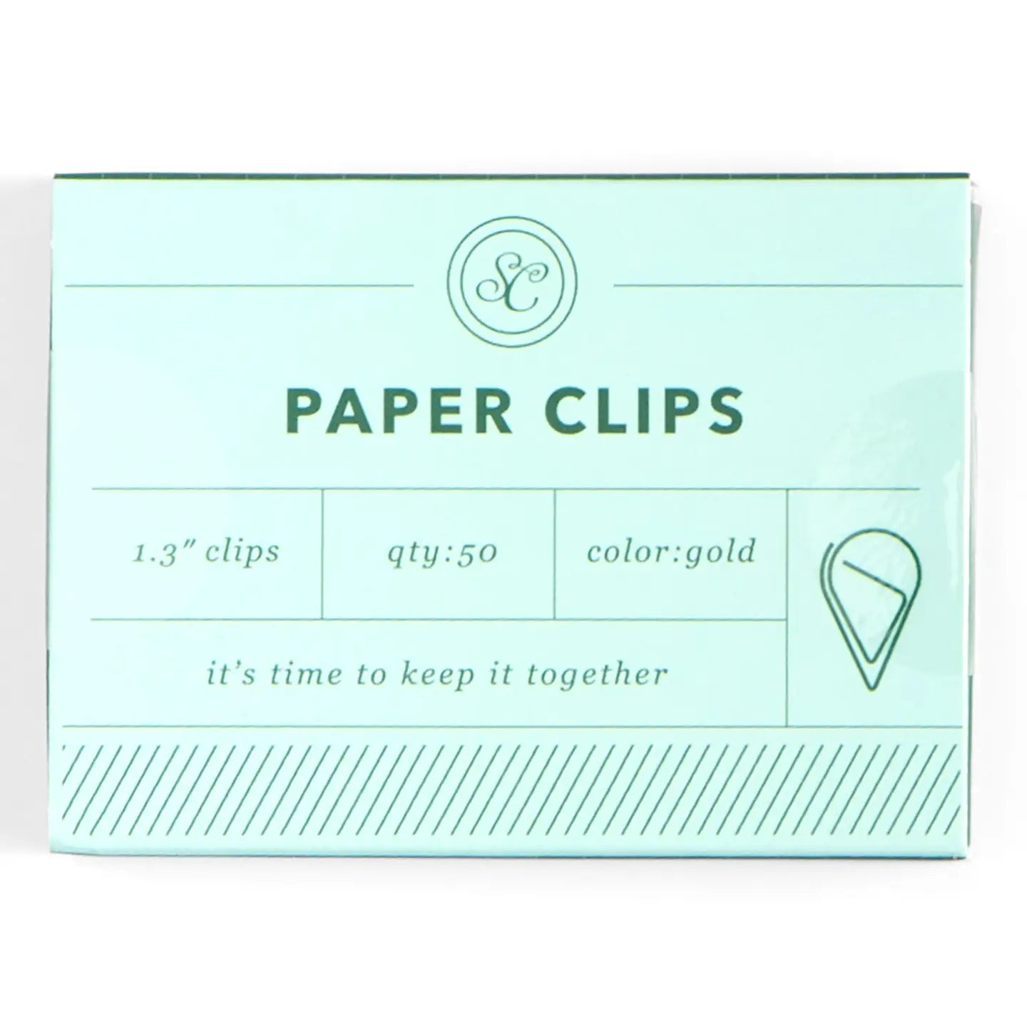 Stylish Gold Paperclips