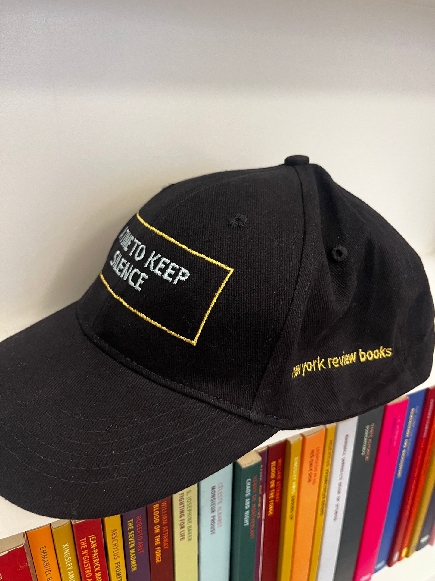 A Time to Keep Silence NYRB Baseball Cap