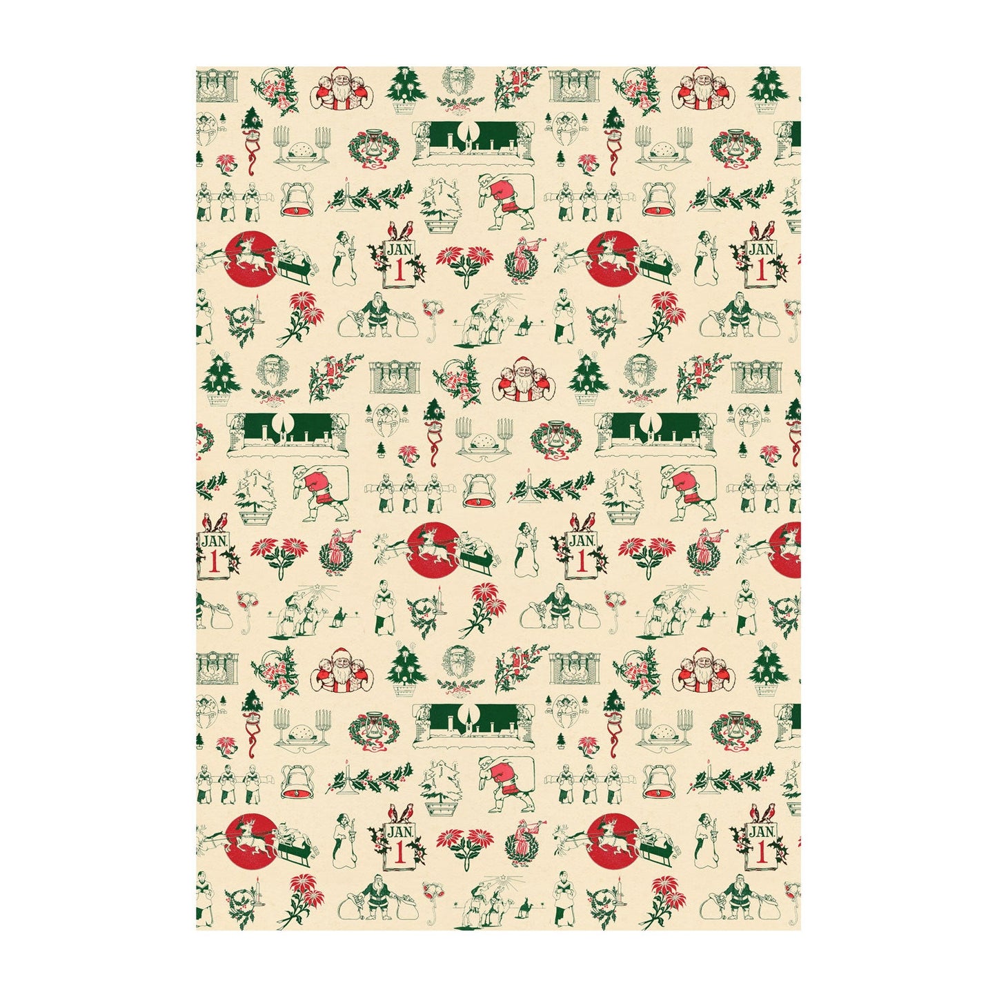 Vintage Christmas Wrapping Paper