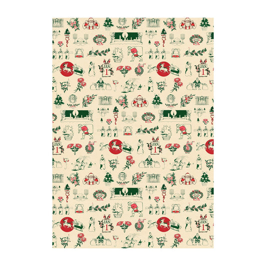 Vintage Christmas Wrapping Paper