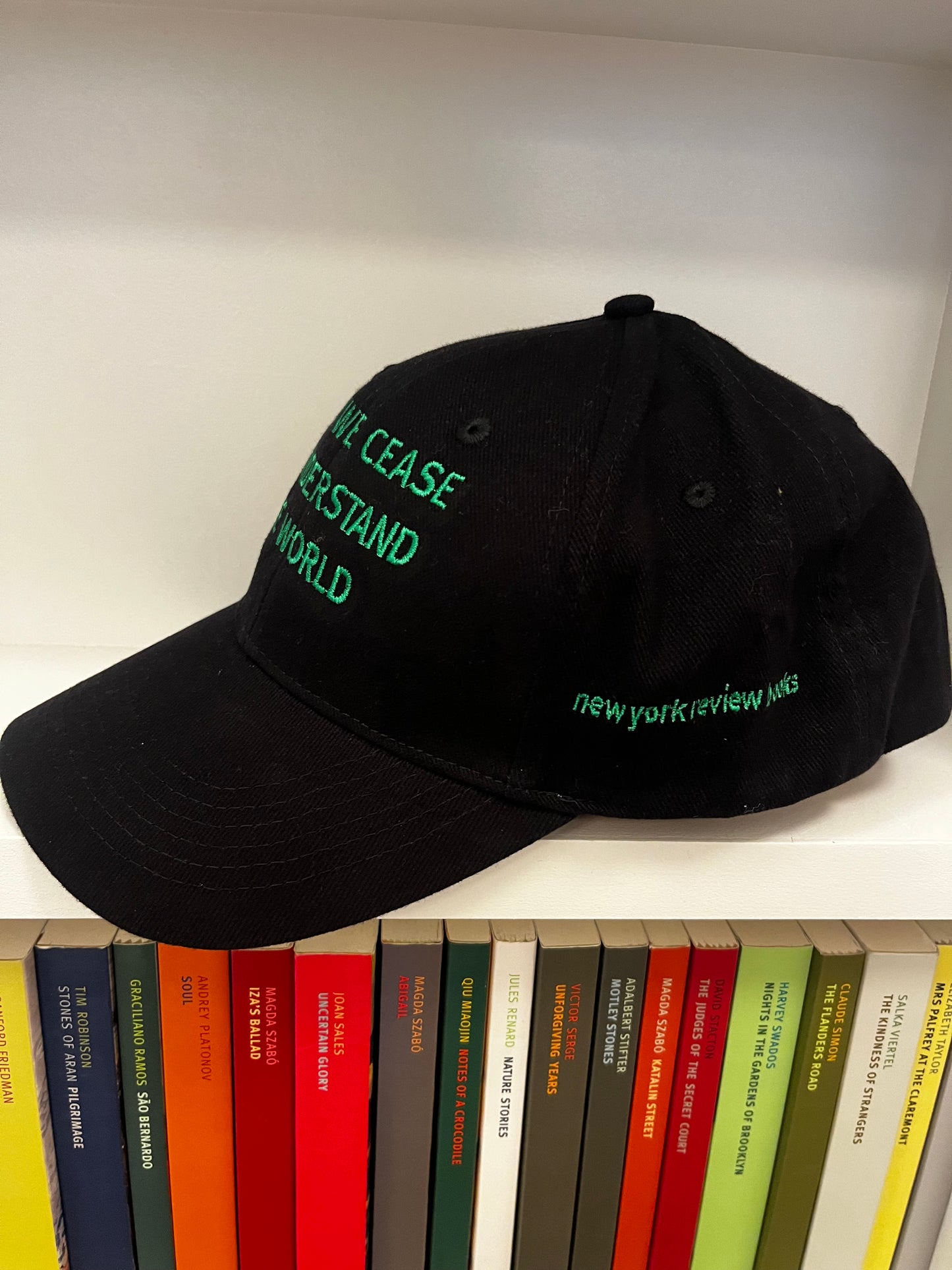 When We Cease to Understand the World NYRB Baseball Cap