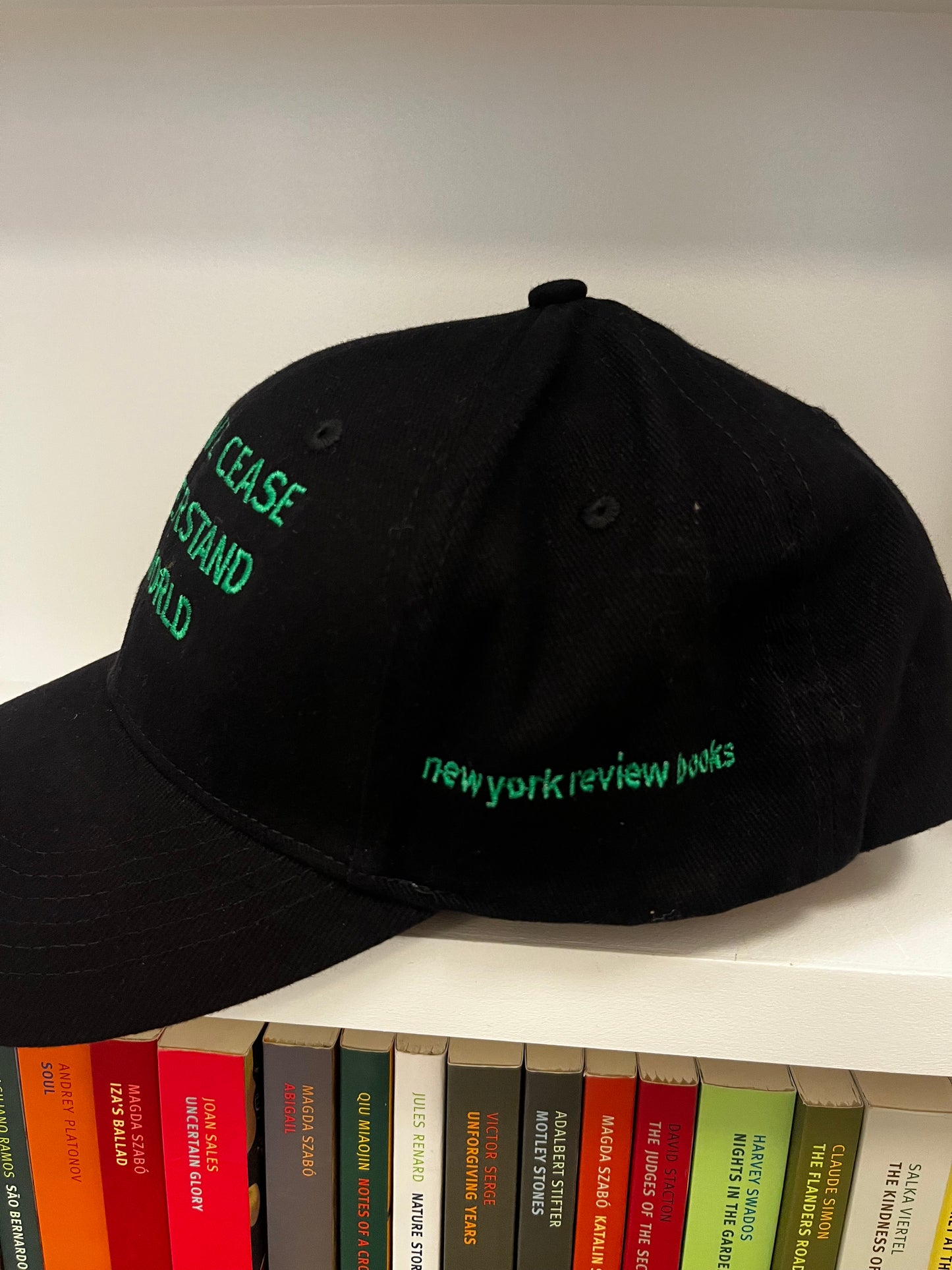 When We Cease to Understand the World NYRB Baseball Cap