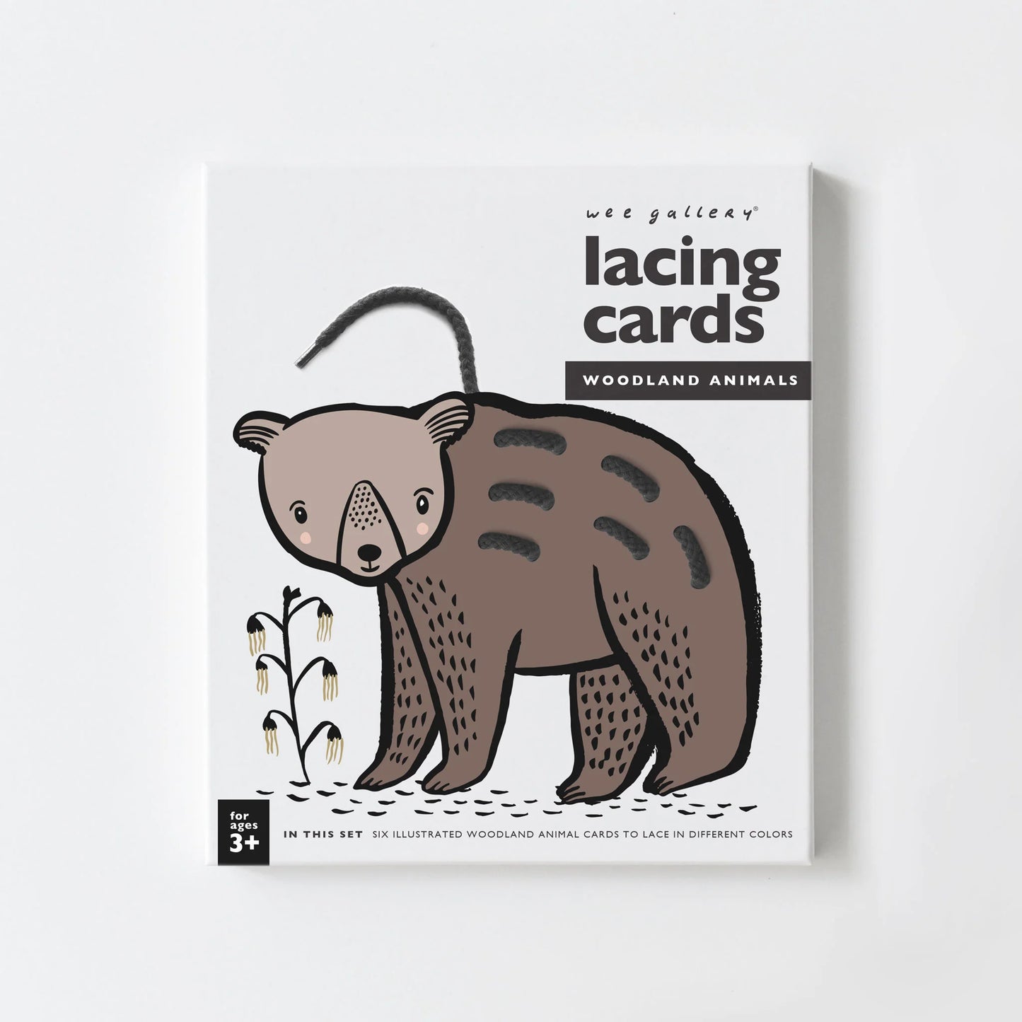 Woodland Animal Lacing Cards