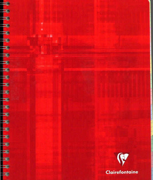 Twelve Subject Graph Notebook with Tabs