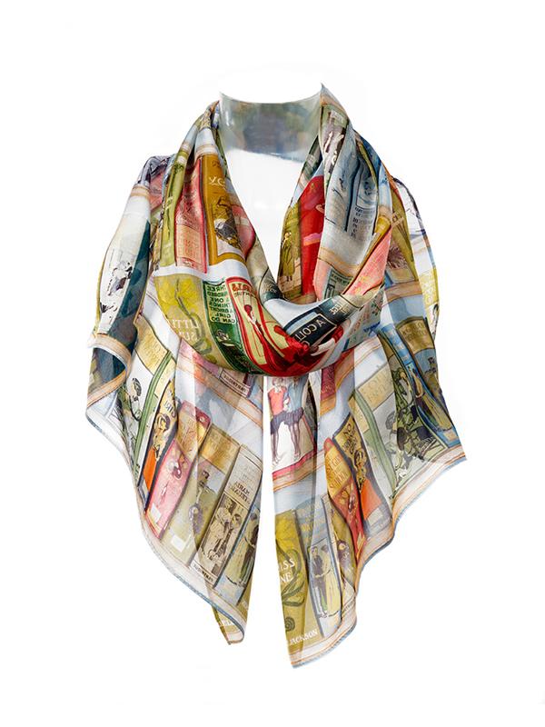 Bodleian Libraries Silk Chiffon Scarf
