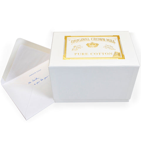 Pure Cotton Note Card Presentation Box