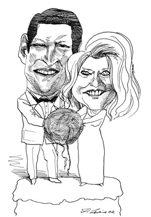 Al Gore and Tipper Gore