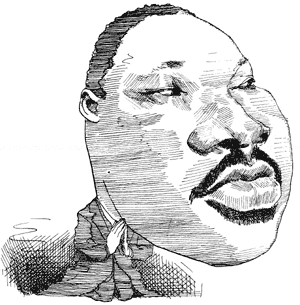 Martin luther king jr drawing deals