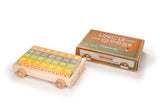 Classic Wooden ABC Blocks and Wagon