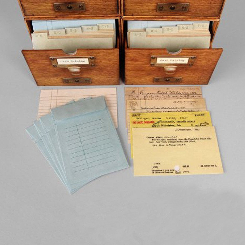 Card Catalog Notecards The Reader's Catalog
