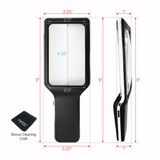 Rechargeable Hand-Held Dimmable Magnifier
