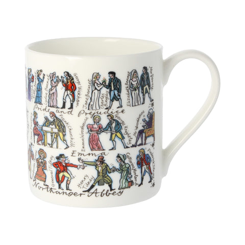 Jane Austen Characters Mug