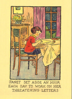 Janet All-Occasion Greeting Cards by Glen Baxter