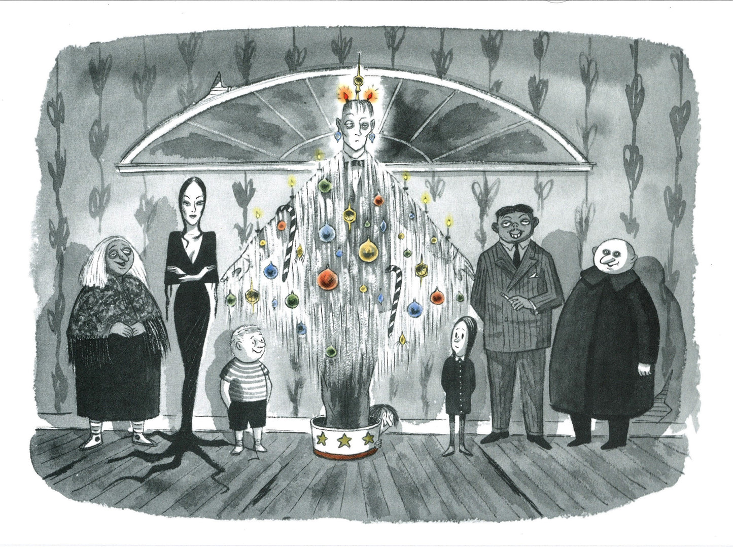 Charles Addams “Lurch Tree” Holiday Cards