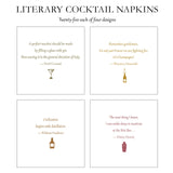 Literary Quotes Cocktail Napkins
