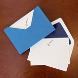Quill and Inkwell Correspondence Cards