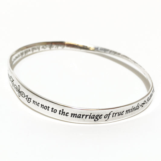 Shakespeare Sonnet 116 Möbius Bracelet