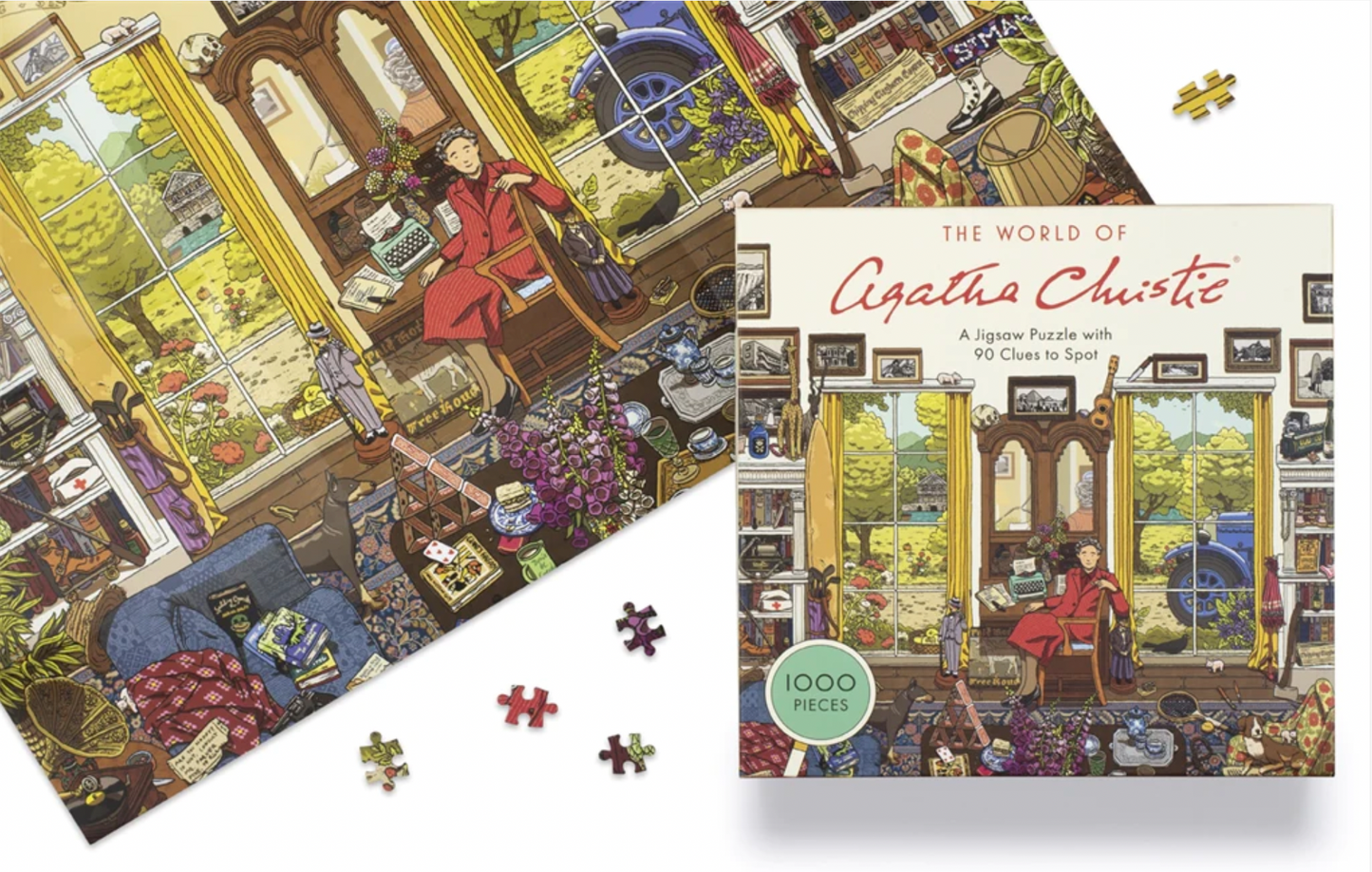 The World of Agatha Christie: 1,000-Piece Puzzle