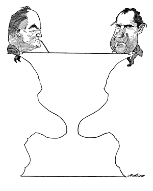 Humphrey and Nixon