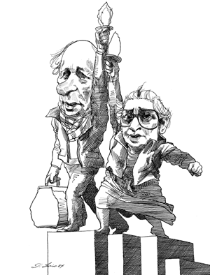 Andrei Sakharov and Elena Bonner