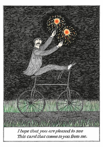 Edward Gorey Sparkler Birthday Cards