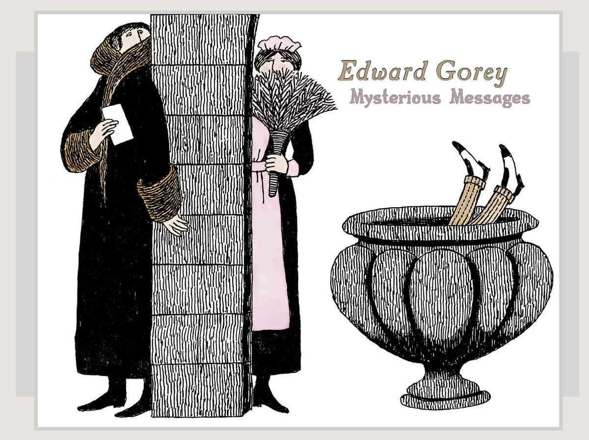 Edward Gorey Mysterious Messages Book of Postcards