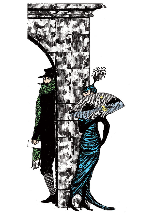Edward Gorey Mysterious Messages Book of Postcards